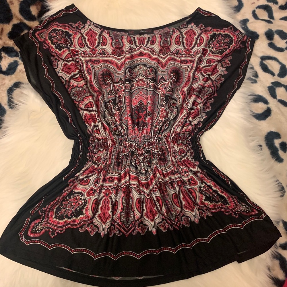 HeartSoul Top with Elastic on Waist